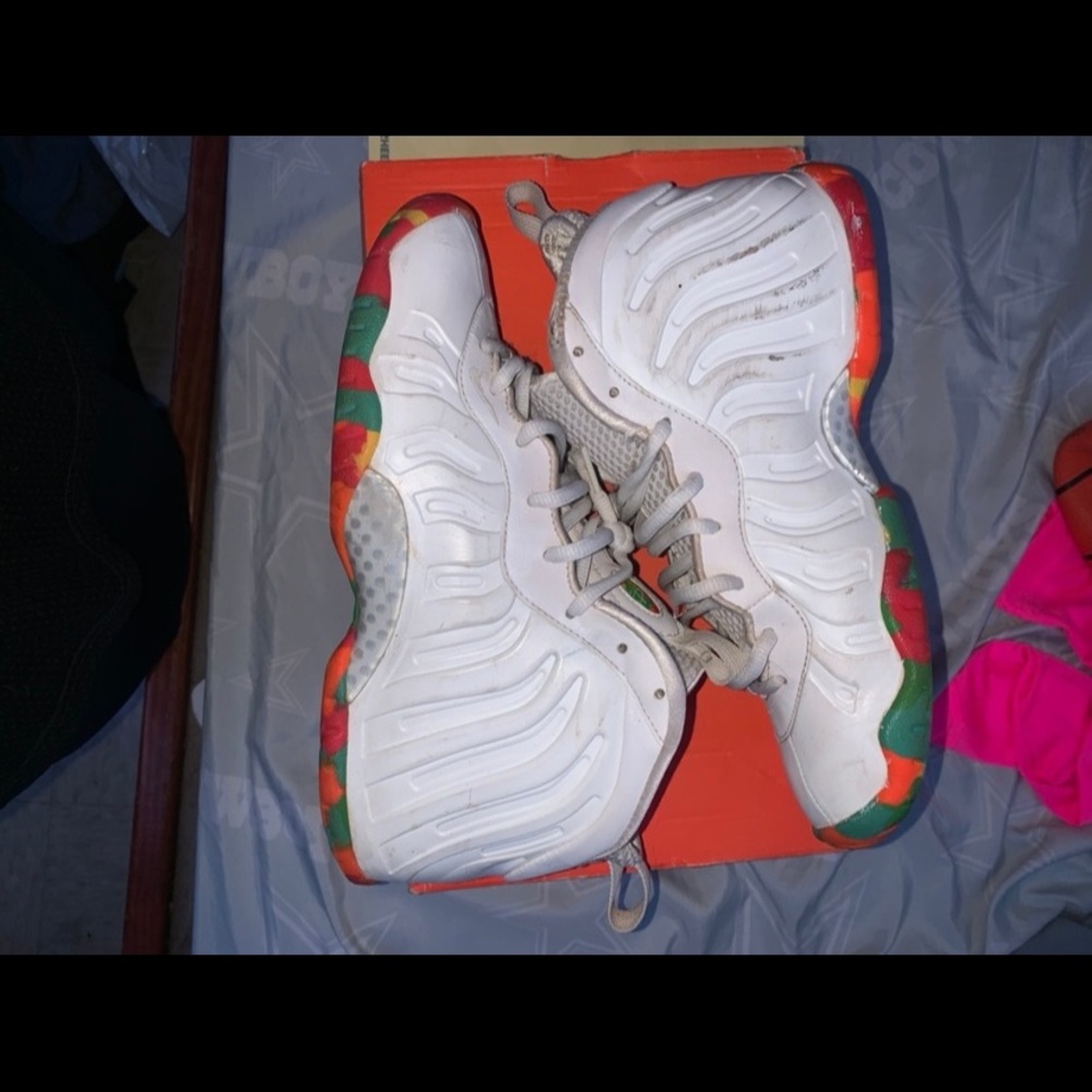 Nike Little Posite One “Fruity Pebble” Size 7